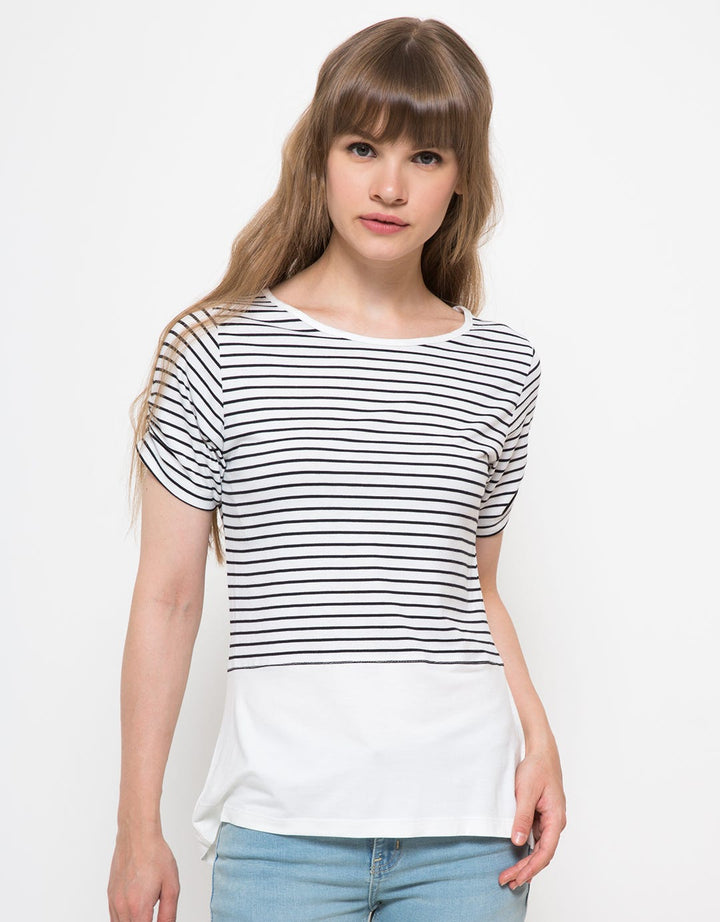 Morphidae Stripes Bess Woman's Top