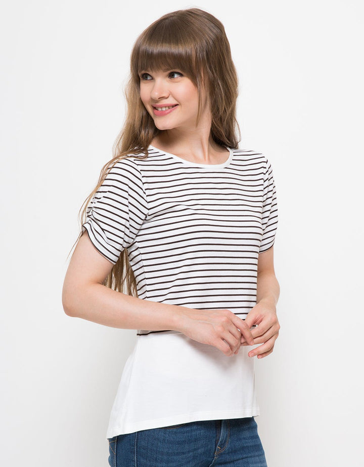Morphidae Stripes Bess Woman's Top