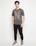 Nevada Neck Full Print Kaos Pria