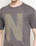 Nevada Neck Full Print Kaos Pria