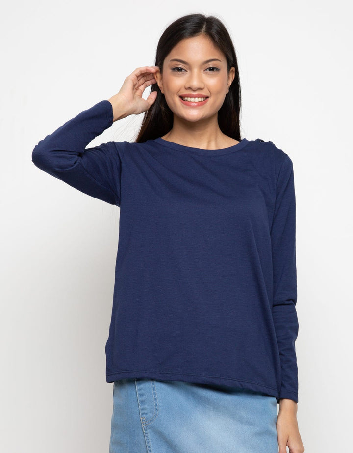 Nevada Lace Up Long Sleeve T Shirt