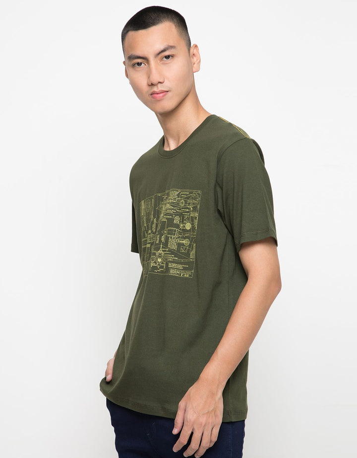 Nevada Round Neck Regular Kaos Pria