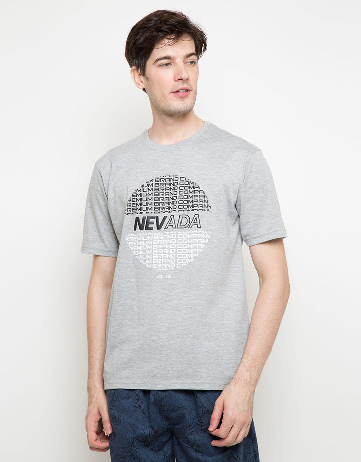 Nevada Short Sleeve T-Shirt Regular Print Bulat