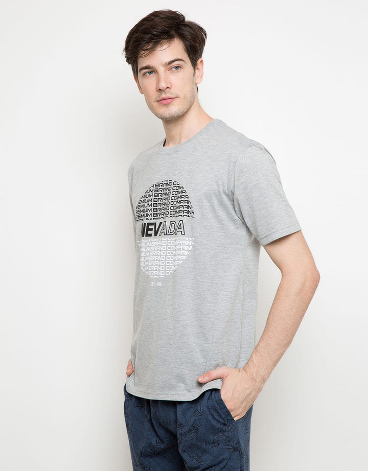 Nevada Short Sleeve T-Shirt Regular Print Bulat