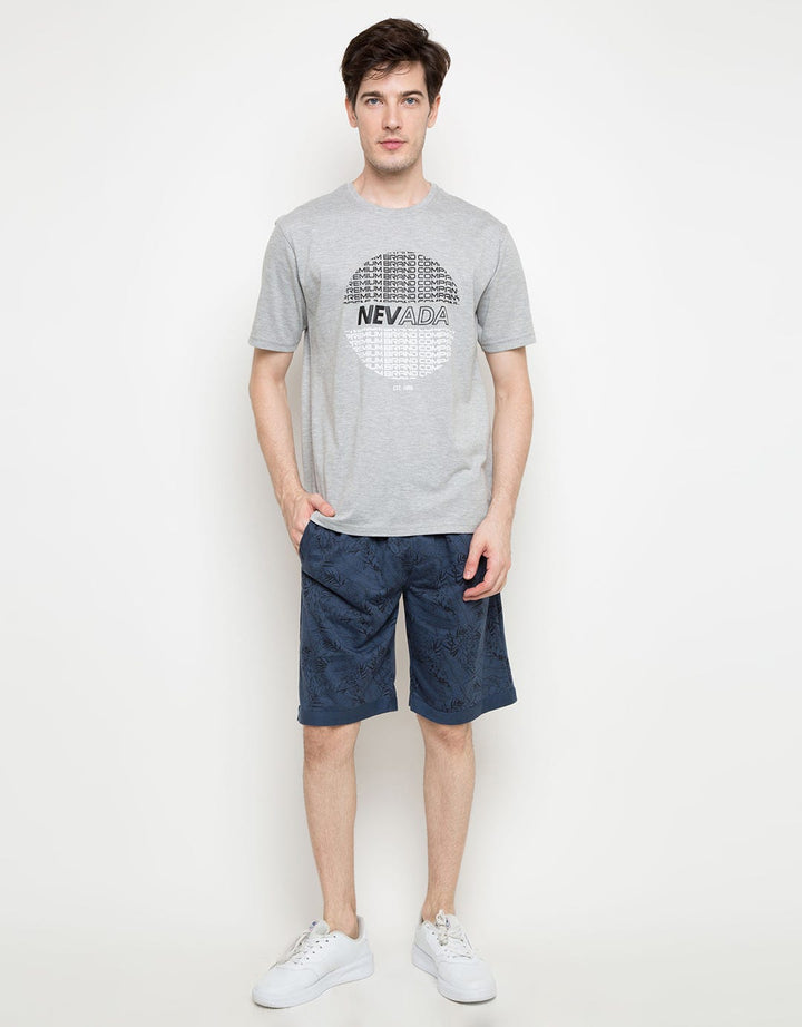 Nevada Short Sleeve T-Shirt Regular Print Bulat