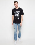 Nevada Short Sleeve T-Shirt Round Neck Regular Print Drum