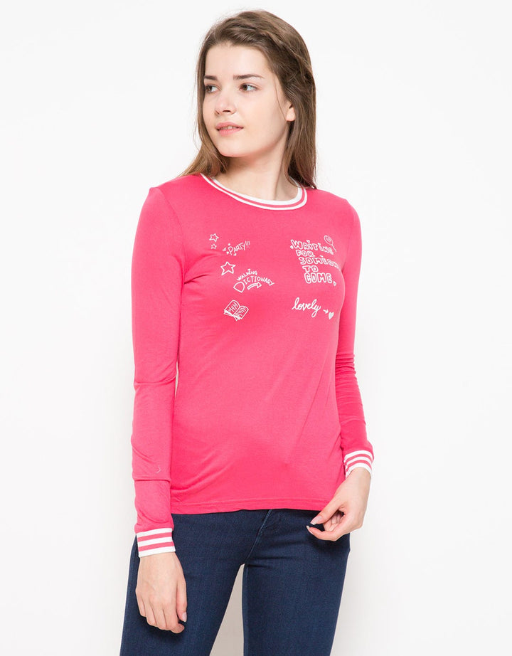 Ninety Degrees Waiting Rouge Casual Tee
