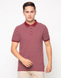 Osella Polo Shirt Stripe Pria
