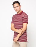 Osella Polo Shirt Stripe Pria