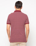 Osella Polo Shirt Stripe Pria