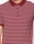 Osella Polo Shirt Stripe Pria
