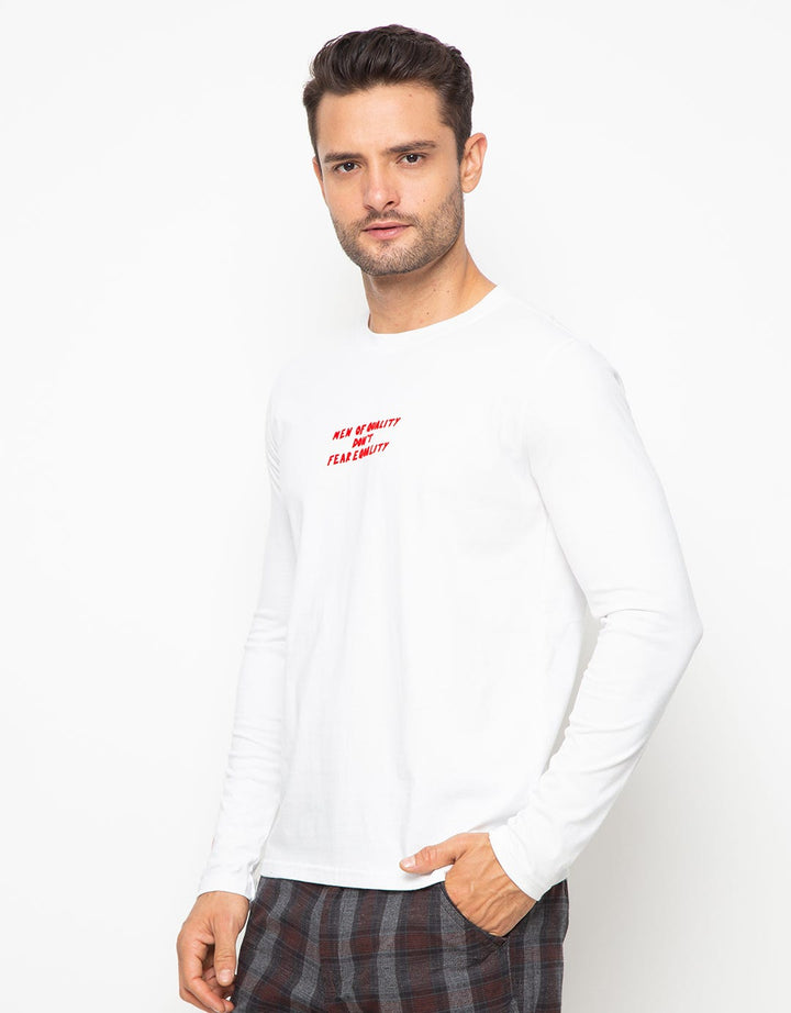Osella Tshirt  Lengan Panjang Man Of Quality  Pria