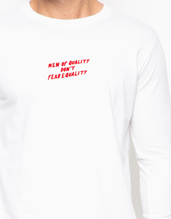 Osella Tshirt  Lengan Panjang Man Of Quality  Pria