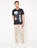Osella T-Shirt  Lengan Pendek Print Brooklyn Pria