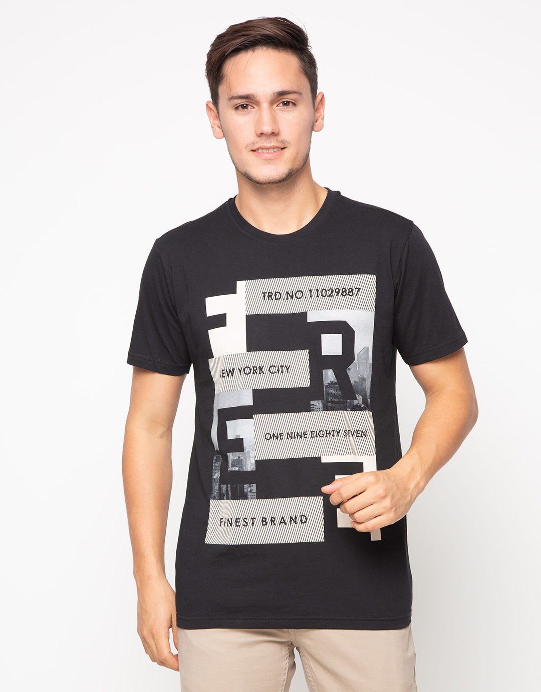 Osella T-Shirt  Lengan Pendek Print  Pria