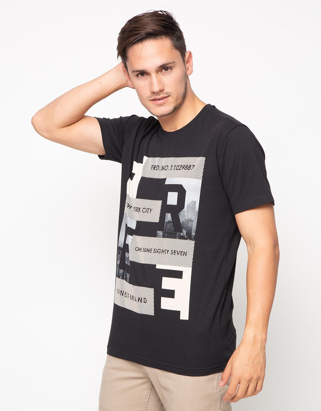 Osella T-Shirt  Lengan Pendek Print  Pria
