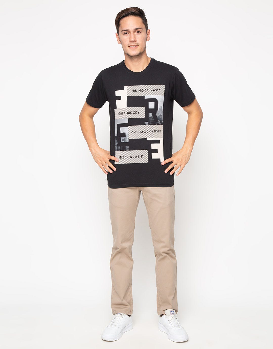 Osella T-Shirt  Lengan Pendek Print  Pria