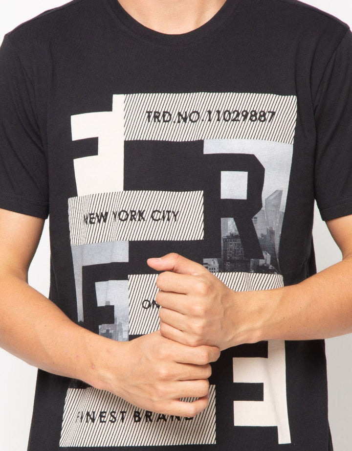 Osella T-Shirt  Lengan Pendek Print  Pria