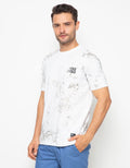 Paradigma Kaos Pria Paint Print With Small Logo