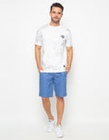 Paradigma Kaos Pria Paint Print With Small Logo