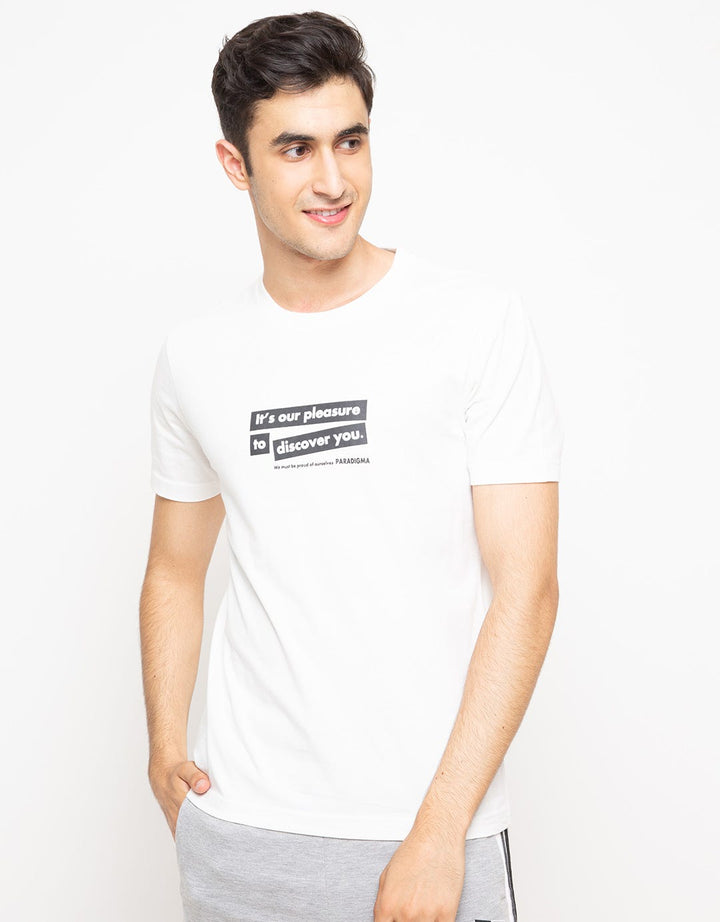 Paradigma T-shirt Print It's Our Pleasure