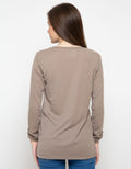 Phenomenal Long Sleeve Plain Textured
