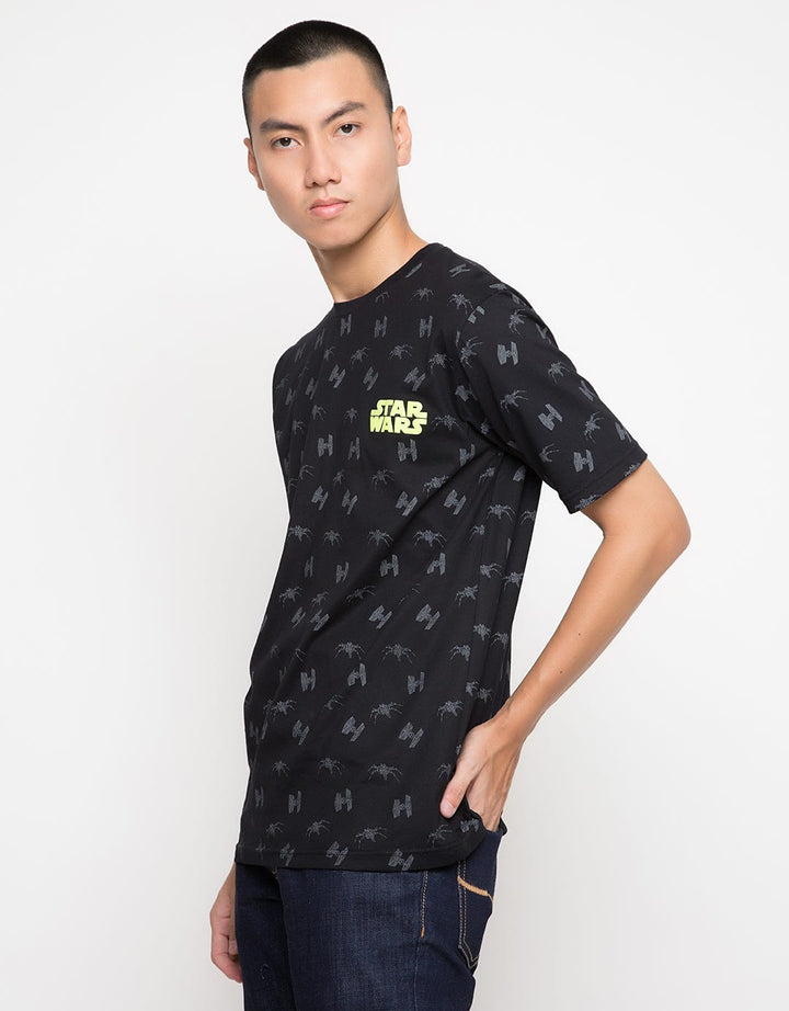 Star Wars T-Shirt Plane Neon