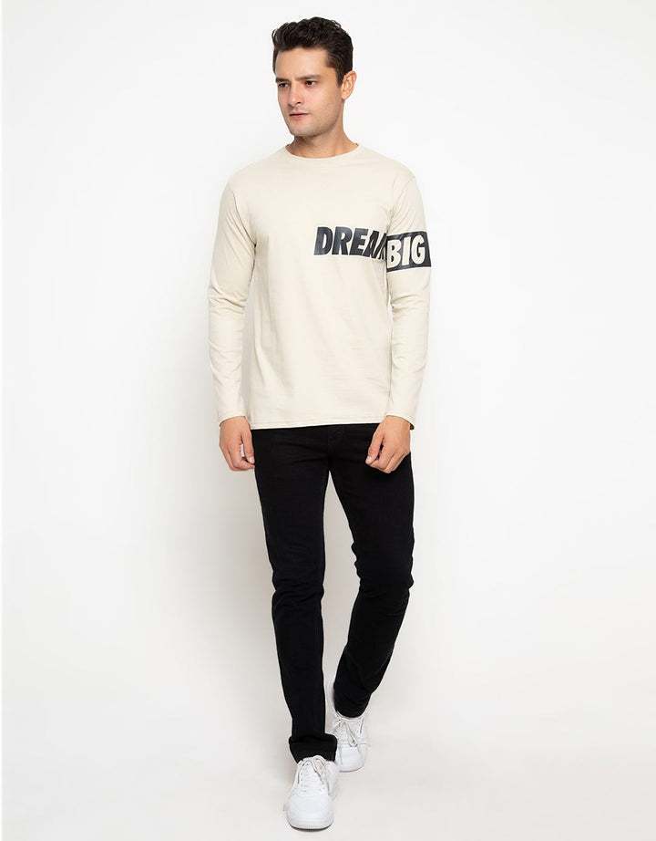 T Zone Kaos Lengan Panjang Print Dream Big