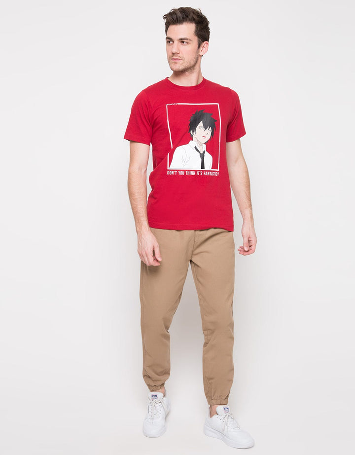 ANIME PRINT TSHIRT S