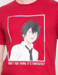 ANIME PRINT TSHIRT S