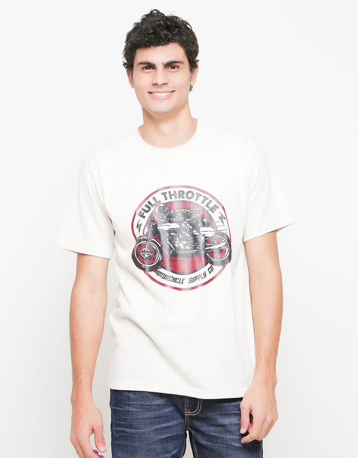 T Zone Print Motor Series Full Throttle Men's T-Shirt
