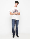 T Zone Print Motor Series Full Throttle Men's T-Shirt