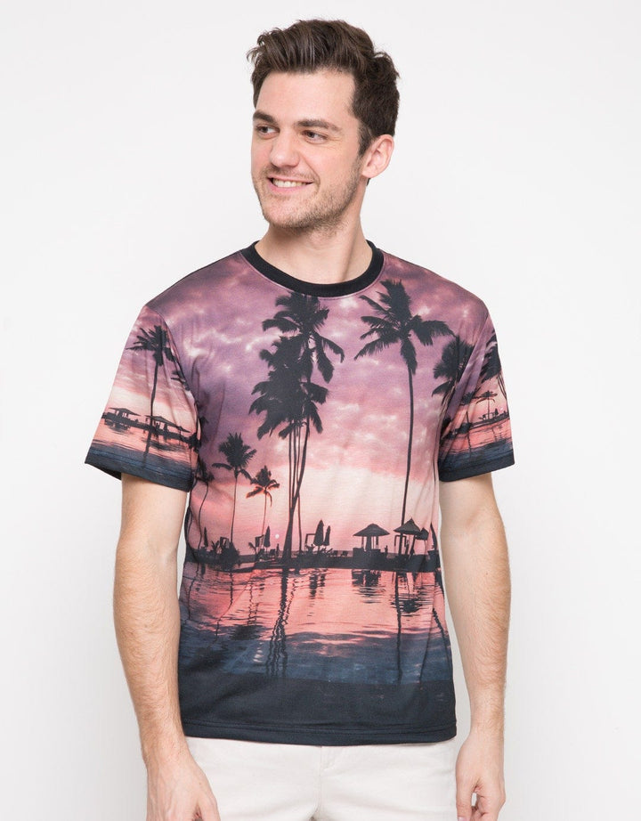 T Zone Kaos Print Technic Sublim Sky