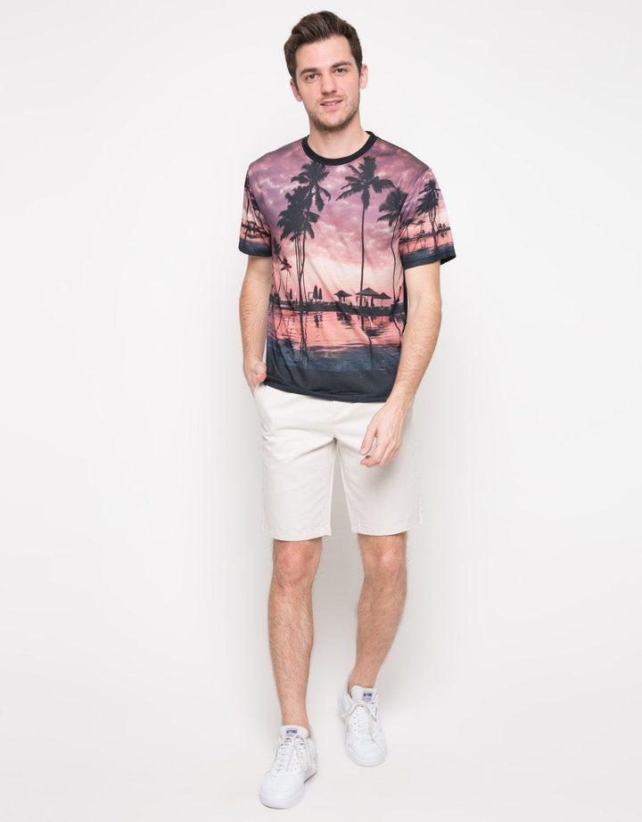 T Zone Kaos Print Technic Sublim Sky