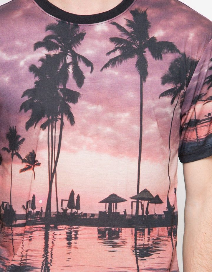 T Zone Kaos Print Technic Sublim Sky