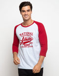 RAGLAN 3/4 FLOCKING