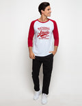 RAGLAN 3/4 FLOCKING