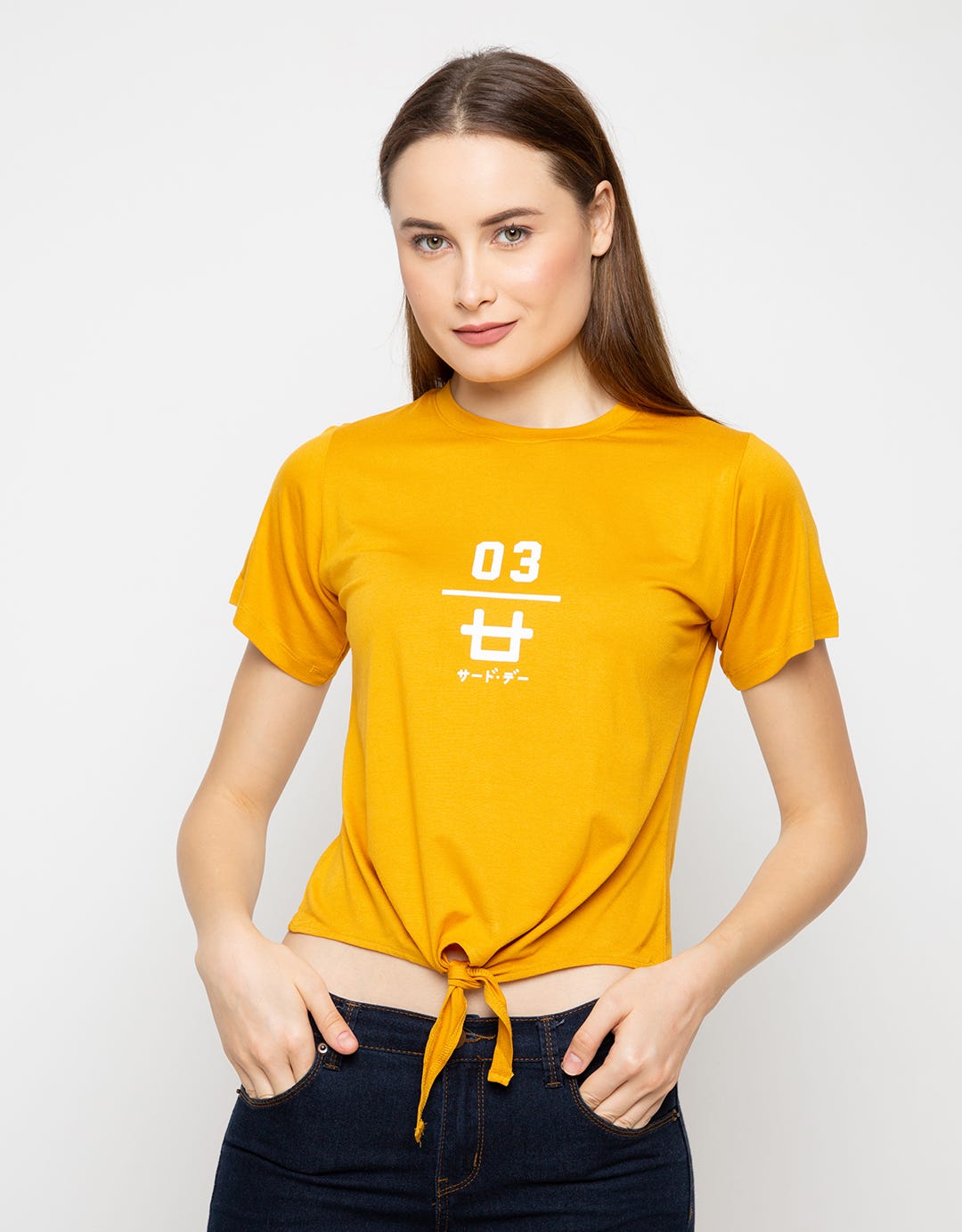 Third Day Co T-shirt Lengan Pendek Detail Print