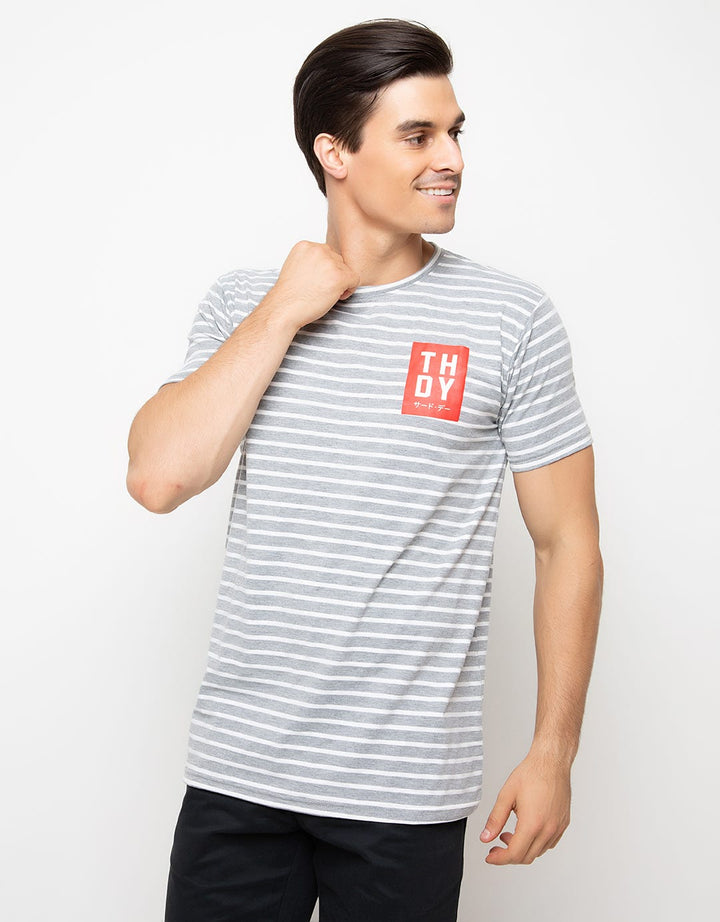 Third Day Co T-shirt Stripe and Red