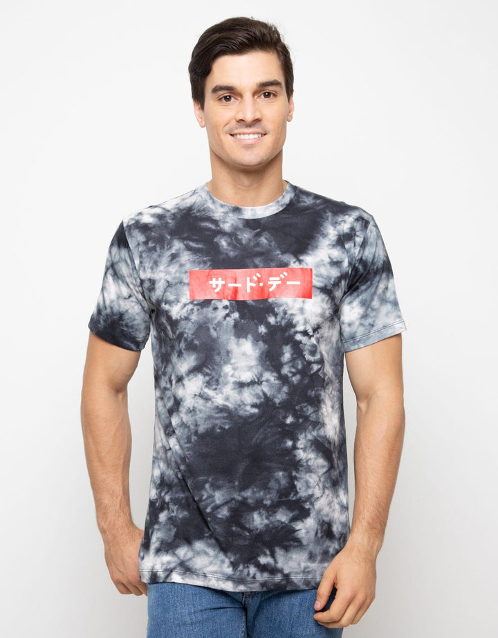 Third Day Co T-shirt Tie Washed Detail Print