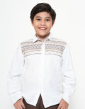 KMJ LS SOLID EMBROID