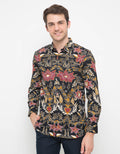 Platini Cotton abstract motif print