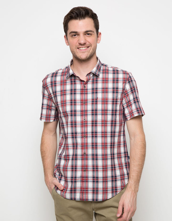 Andrew Smith Kemeja Lengan Pendek Plaids Gon