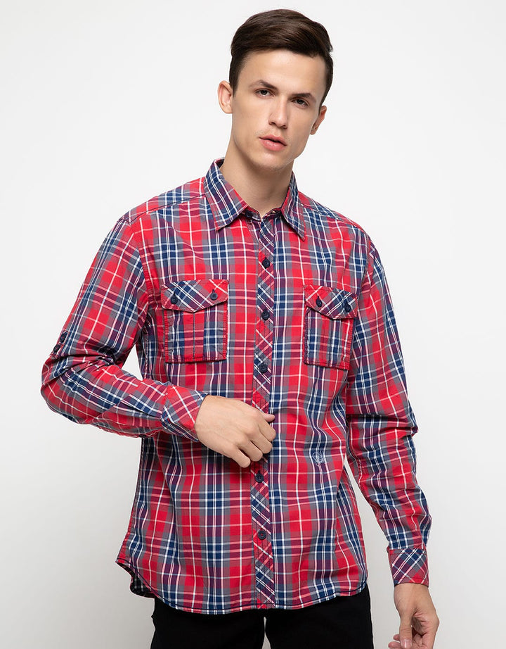 Bombboogie Red Hunter Check Shirt