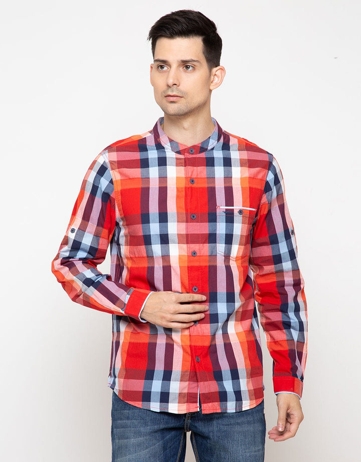 Cardinal Jeans Kemeja Print Check