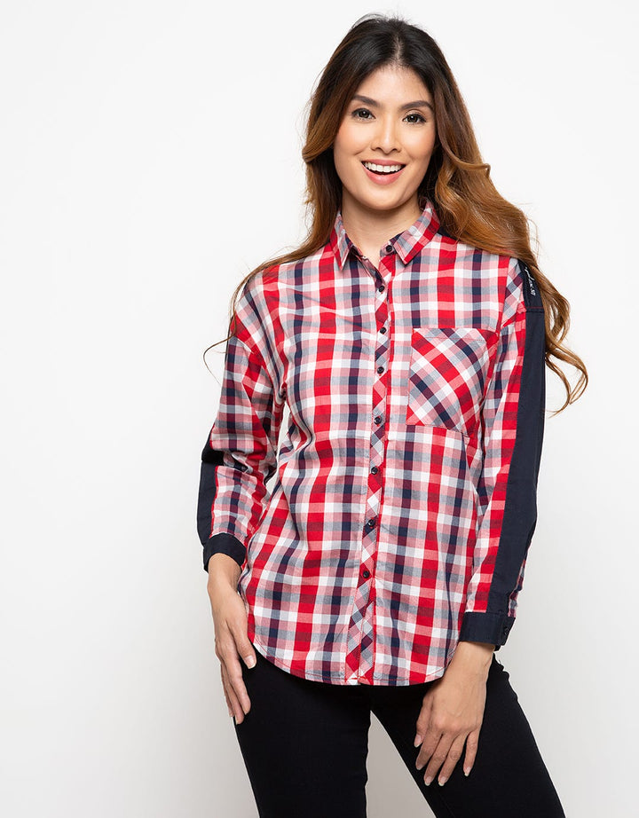 Cardinal Girl Kemeja Cubes