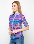 Chanira Felicia Shirt  Biru