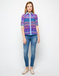 Chanira Felicia Shirt  Biru