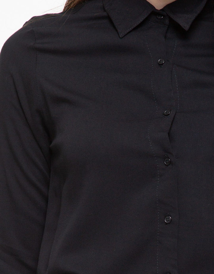 Connexion Kemeja Lengan Panjang Twill