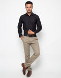 Edition Men Kemeja Pria Long Sleeve Woven Shirt